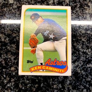 Ken Caminiti Topps 1989 #369 baseball card!!